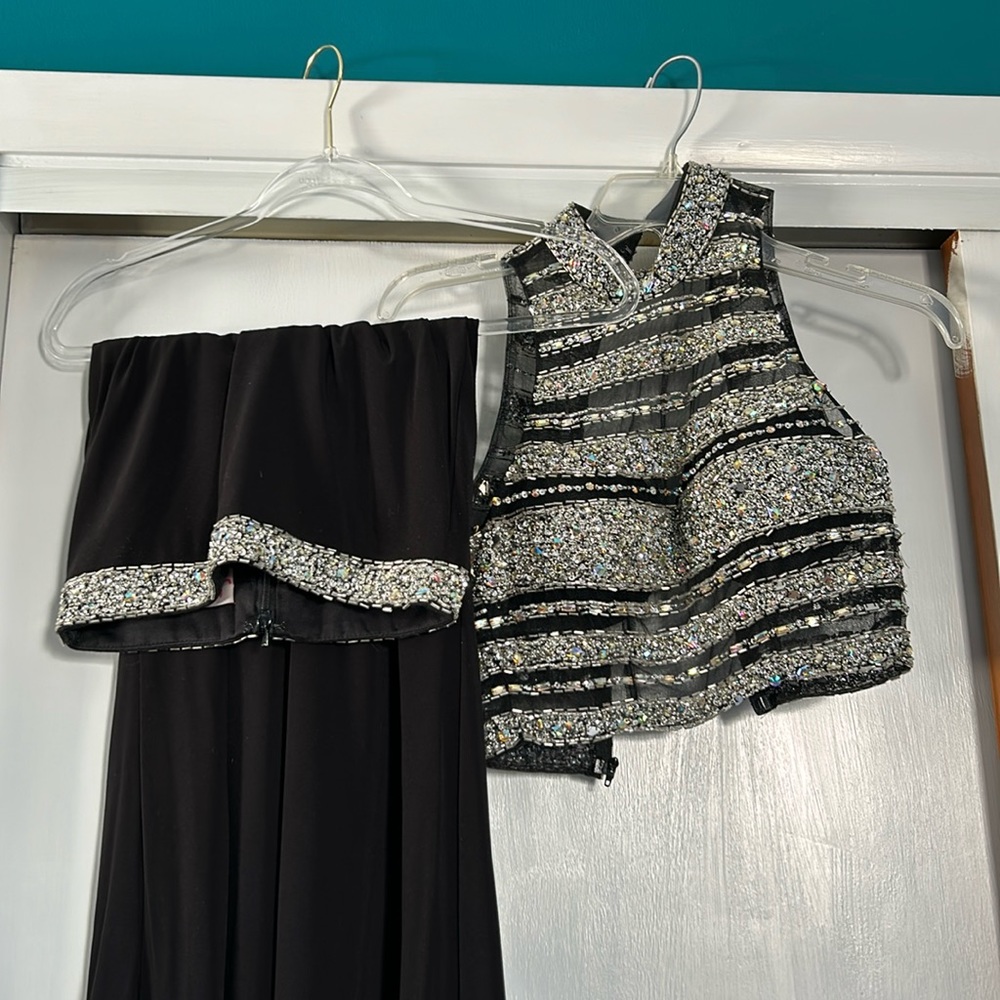 JVN 2 piece sequin dress